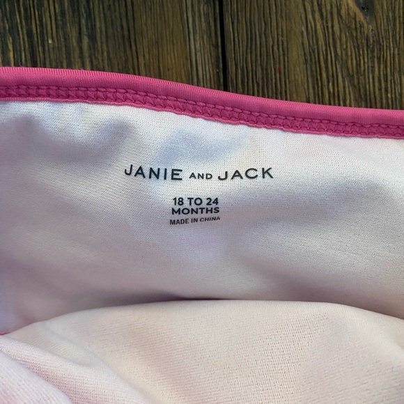 Janie and Jack Recycled Ric Rac Ruffle 2-Piece Swimsuit - Picture 5 of 7